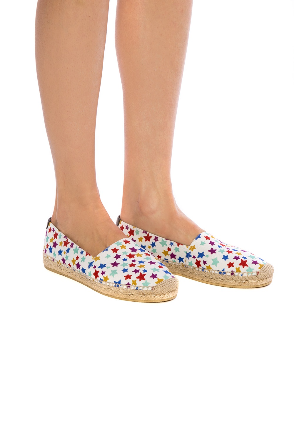 Saint laurent discount star espadrilles